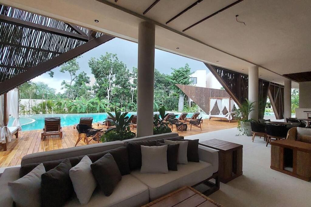 Loft En Aldea Zama Apartment Tulum Bagian luar foto