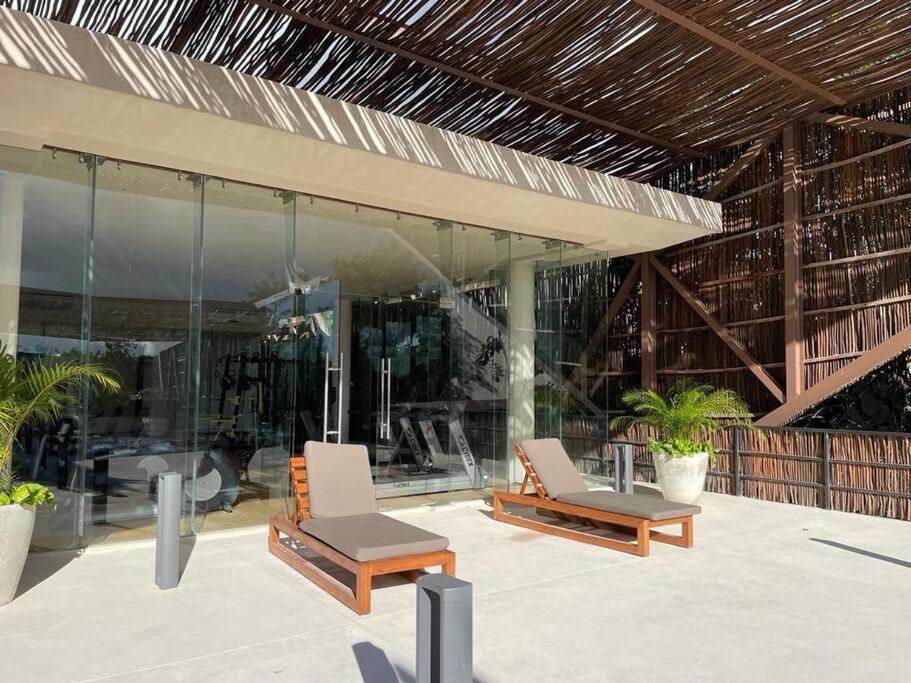 Loft En Aldea Zama Apartment Tulum Bagian luar foto